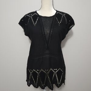 Ulla Johnson Eyelet Crochet Top 4
